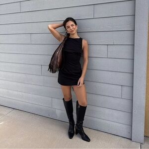 PRINCESS POLLY Yumiko Black Romper